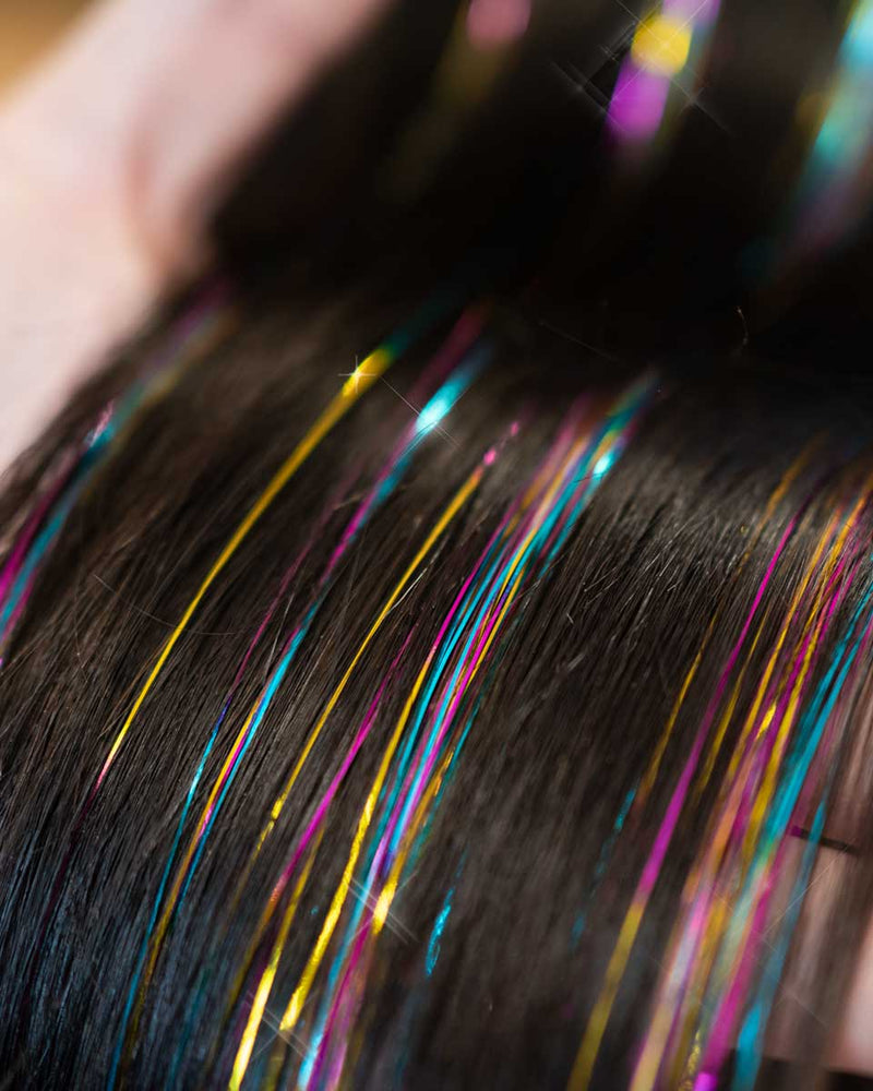 Rainbow Hair Tinsel