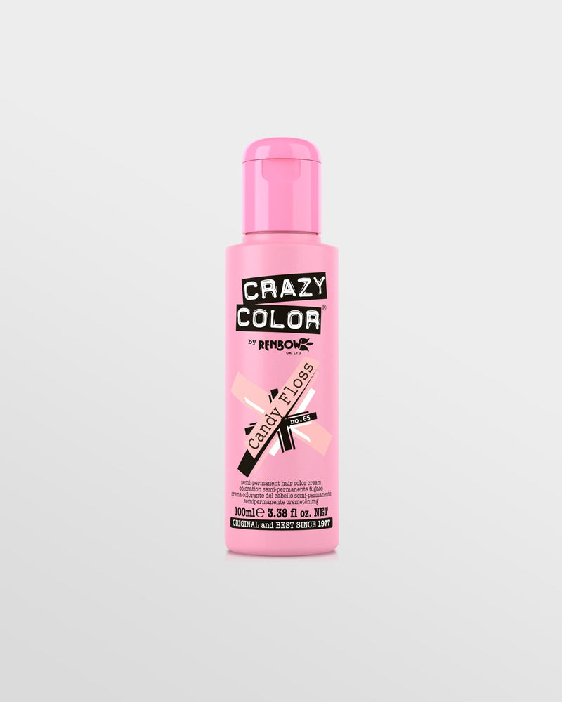 Crazy Color Semi Permanent Hair Colour No 65 - Candy Floss
