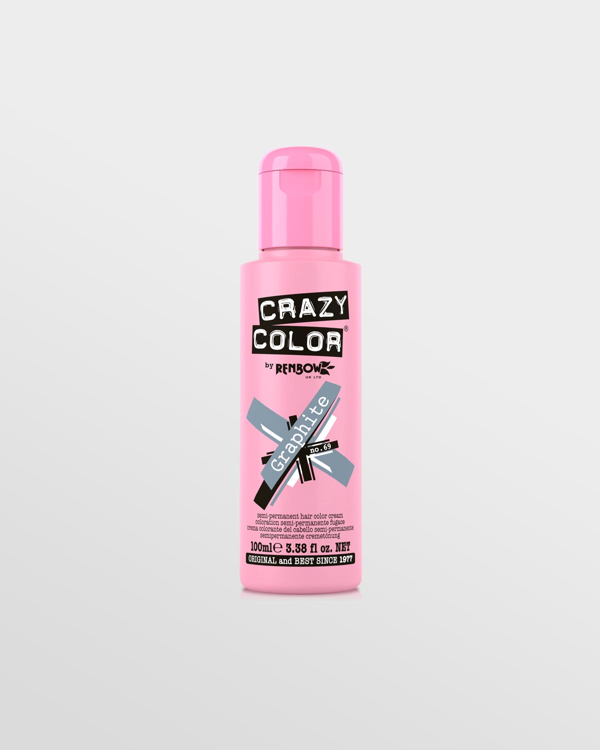Crazy Color Semi Permanent Hair Colour No 69 - Graphite – SimplyHair