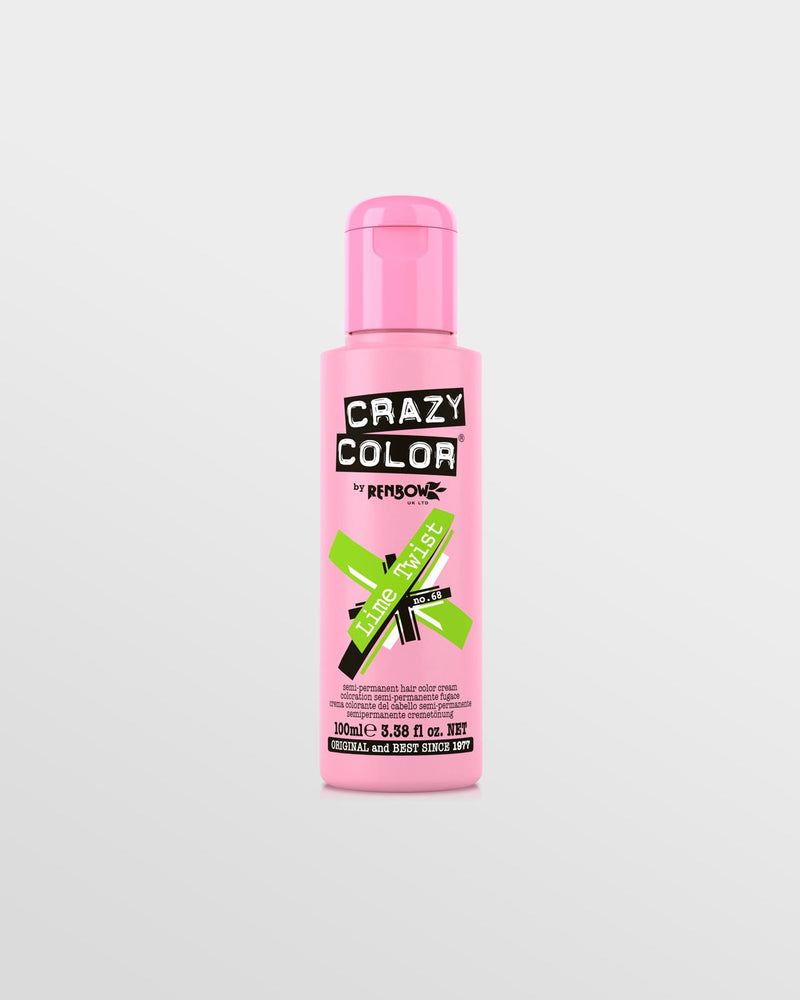 Crazy Color Semi Permanent Hair Colour No 68 - Lime Twist