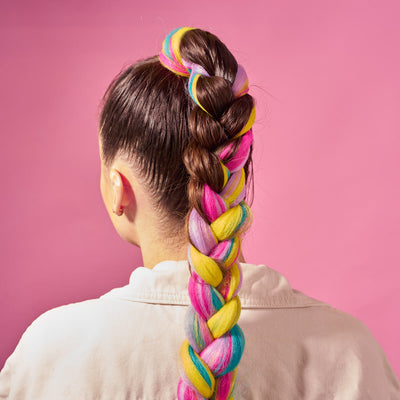 How To Create Jumbo Festival Braids