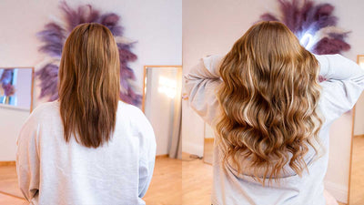 Using Multiple Hair Extension Techniques - Tape Micro Ring Hair Extensions