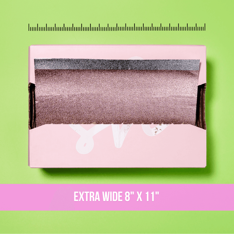 EXTRA Wide Textured Rose Gold Pop Up Foil