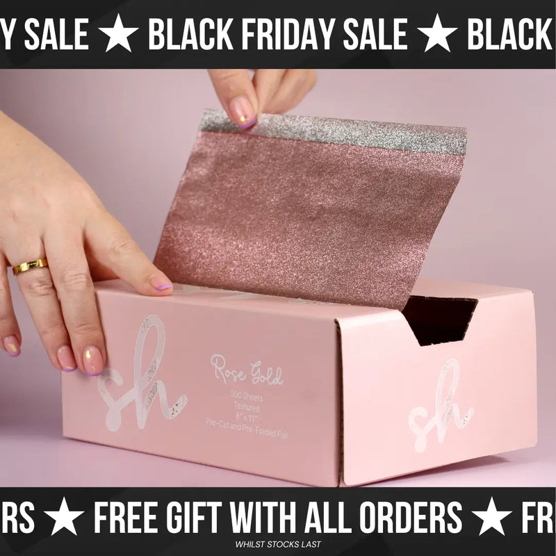 EXTRA Wide Textured Rose Gold Pop Up Foil