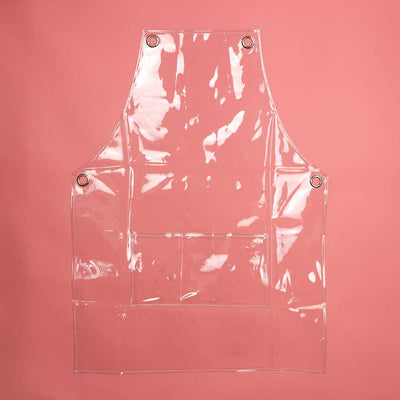 Clear PVC Hairdressing Apron (No Straps)