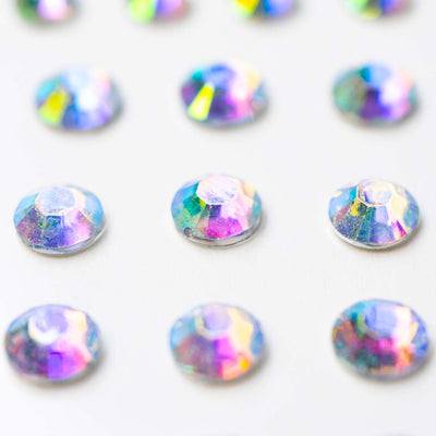 Iridescent AB Hair Gems