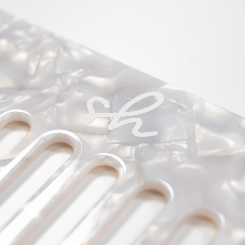 Pearl Marble Curl Comb
