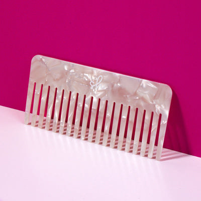 Pearl Marble Curl Comb
