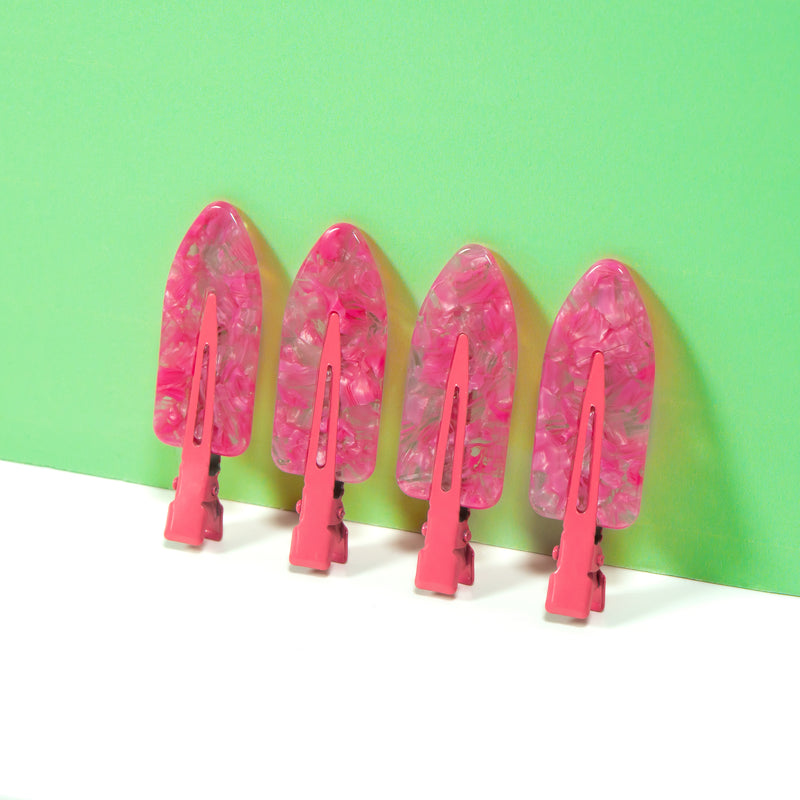 Cotton Candy Creaseless Clips