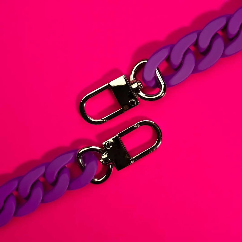 Neon Purple Strap Set