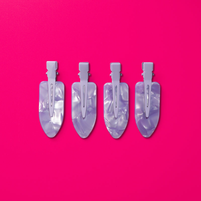Lavender Haze Creaseless Clips