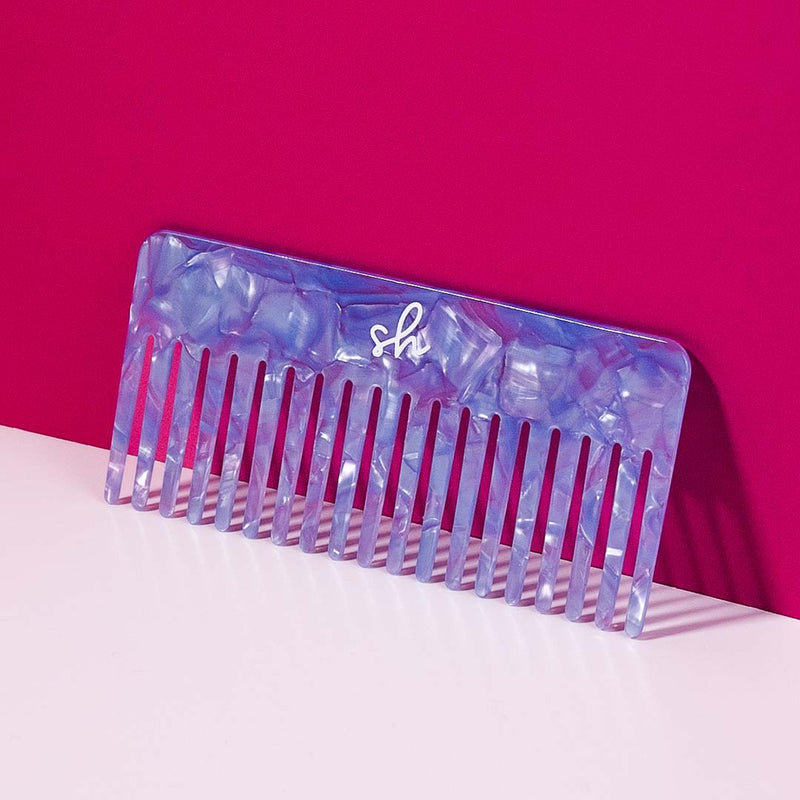 Purple Marble Curl Comb