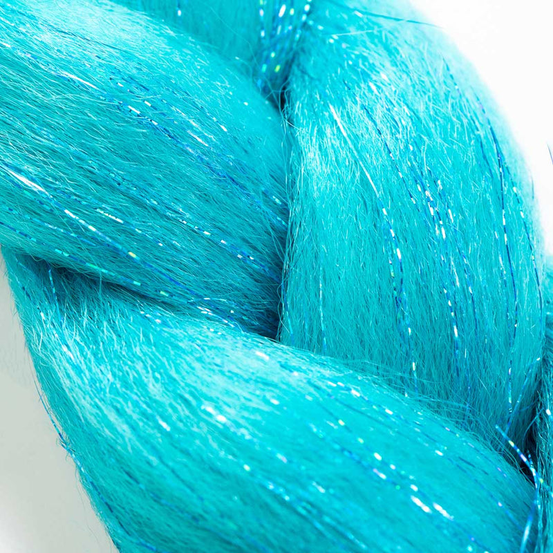 Teal & Tinsel Synthetic Jumbo Braid