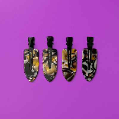 Caramel Smoke Creaseless Clips