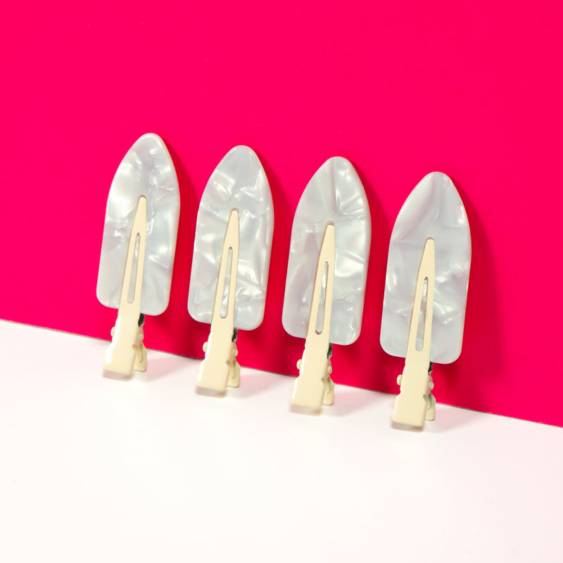 Frosted Flake Creaseless Clips