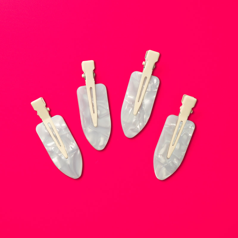 Frosted Flake Creaseless Clips