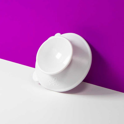 Oatmeal Tint Bowl and Suction Cup