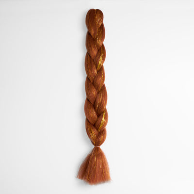 Auburn & Tinsel Synthetic Jumbo Braid