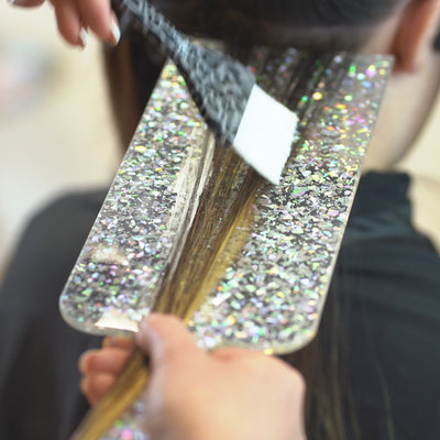 Silver Glitter Balayage Board