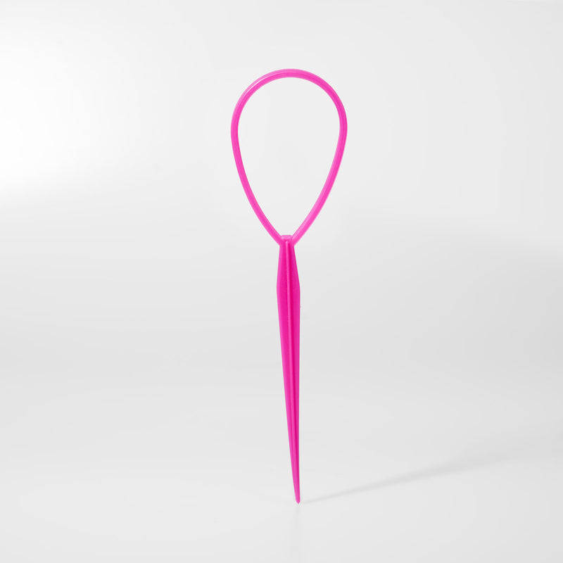 Topsy Tail Hair Tool - Dark Pink