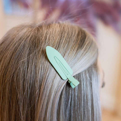 Green Matte Creaseless Clips