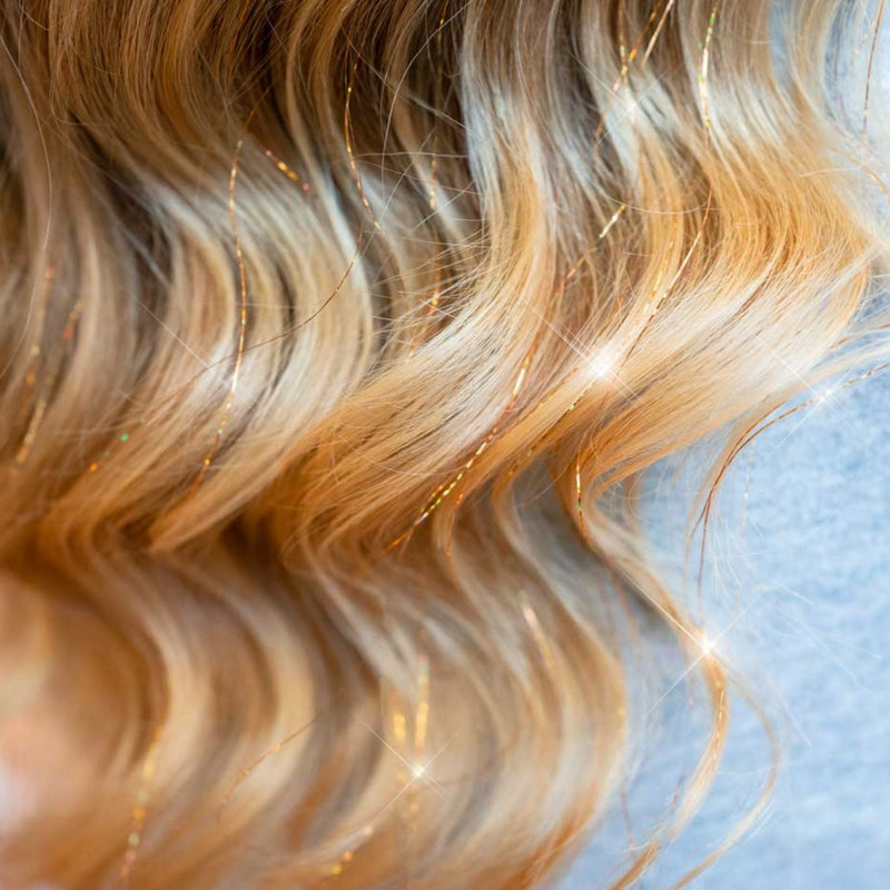 Copper Gold Hair Tinsel