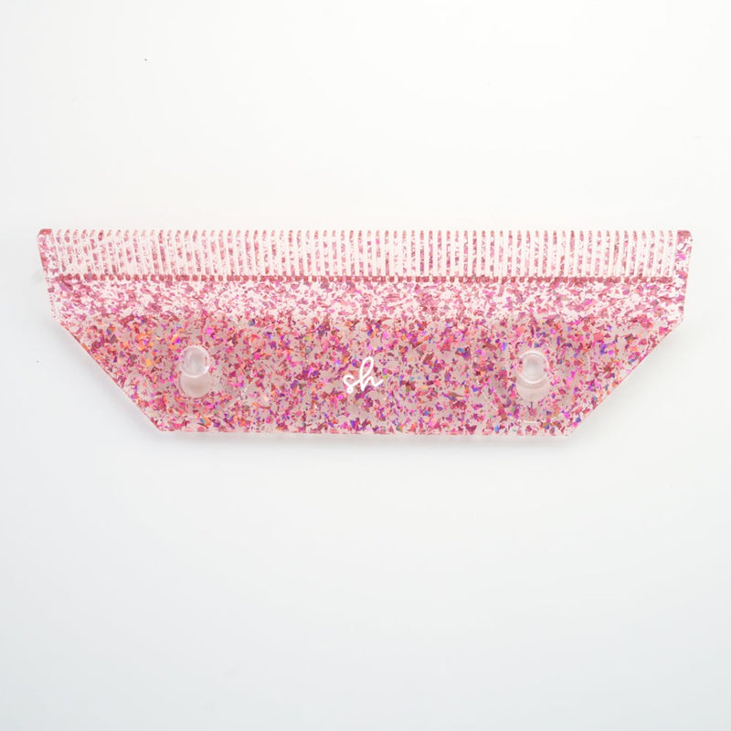 Pink Glitter Hair Extension Holder