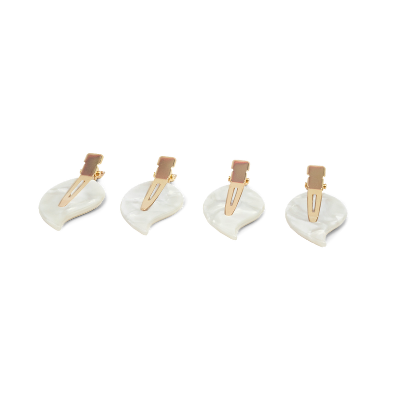 Pearl Marble Creaseless Clips