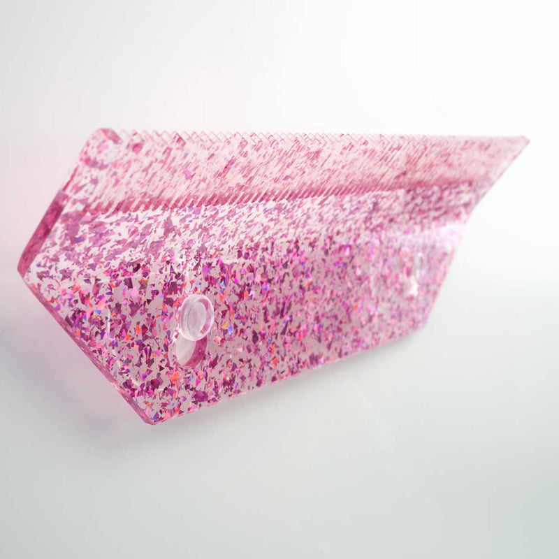 Purple Glitter Hair Extension Holder