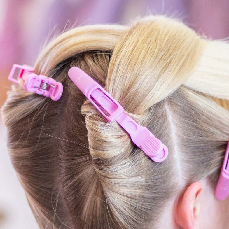 Pink Sectioning Clips