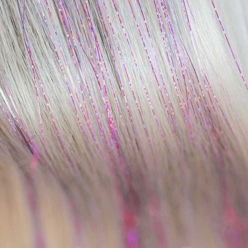Dark Pink Hair Tinsel
