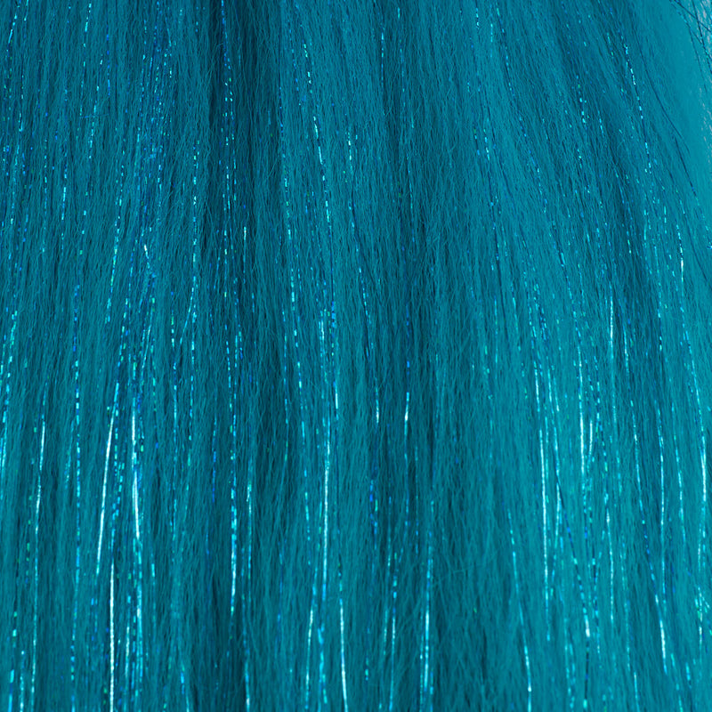 Teal & Tinsel Synthetic Jumbo Braid