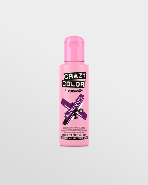 Crazy Color Semi Permanent Hair Colour No 50 - Aubergine – SimplyHair
