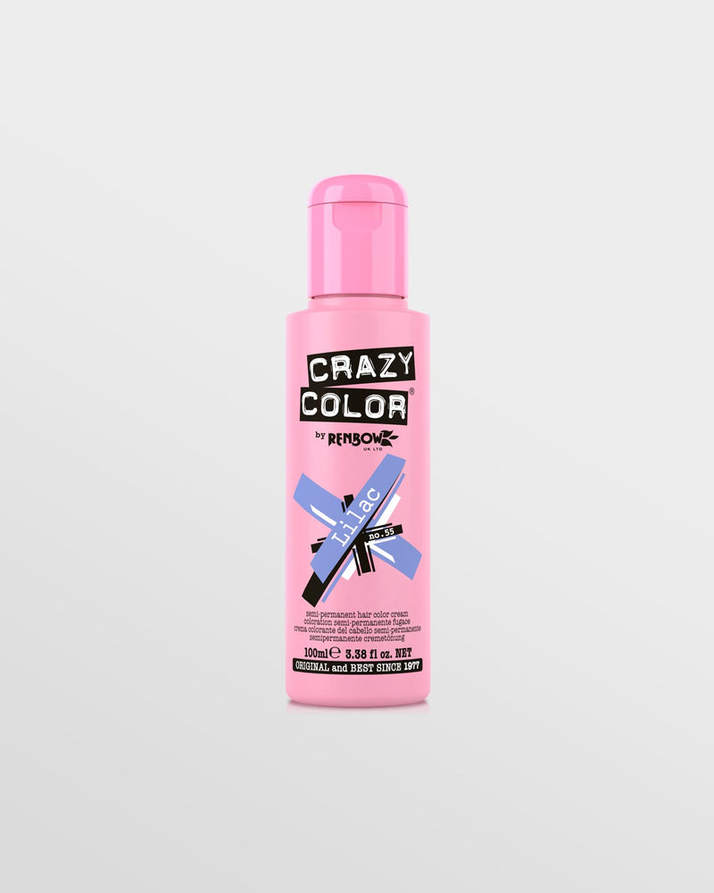 Crazy Color Semi Permanent Hair Colour No 55 - Lilac