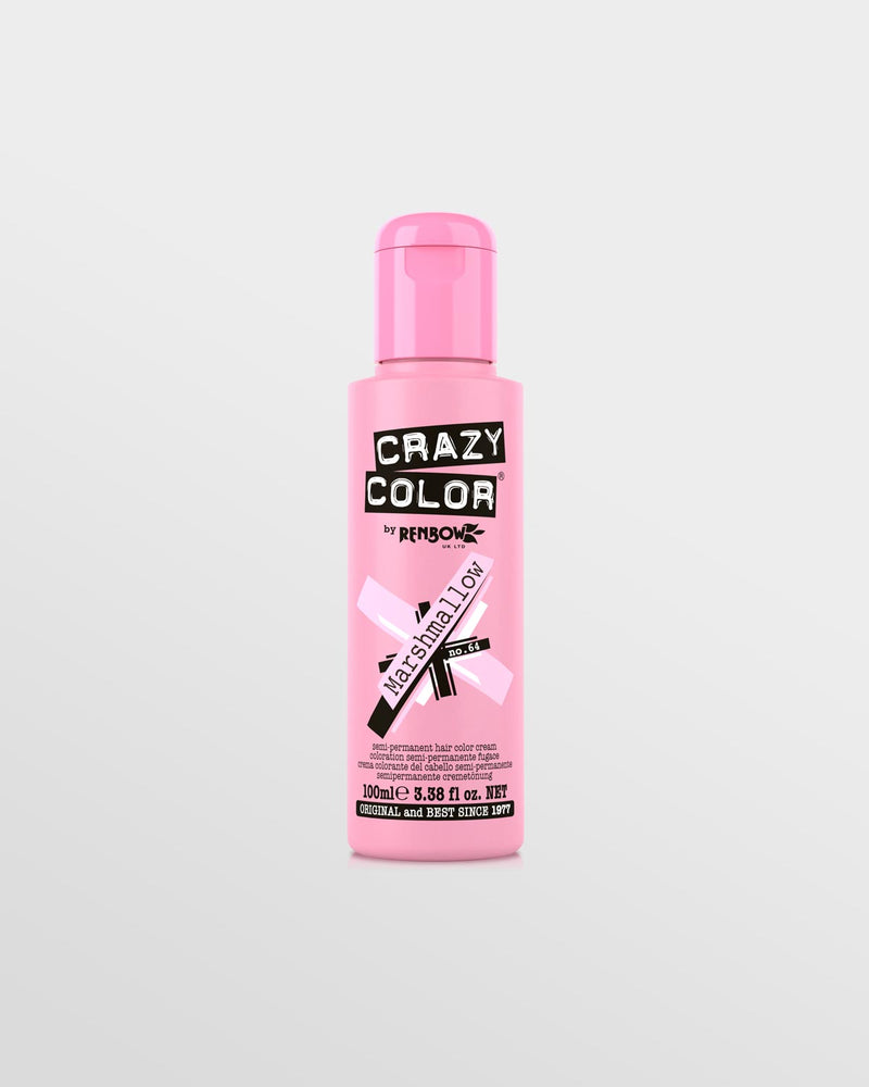 Crazy Color Semi Permanent Hair Colour No 64 - Marshmallow